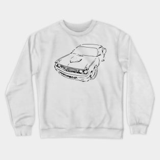 Muscle Car Cartoon Crewneck Sweatshirt